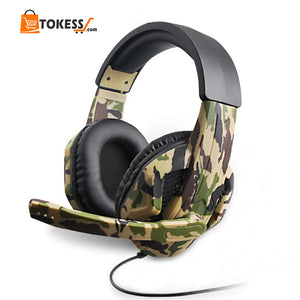Camouflage Gaming Headset for Professional Gamers