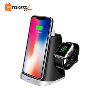 3 in 1 Wireless Charger Stand Changing